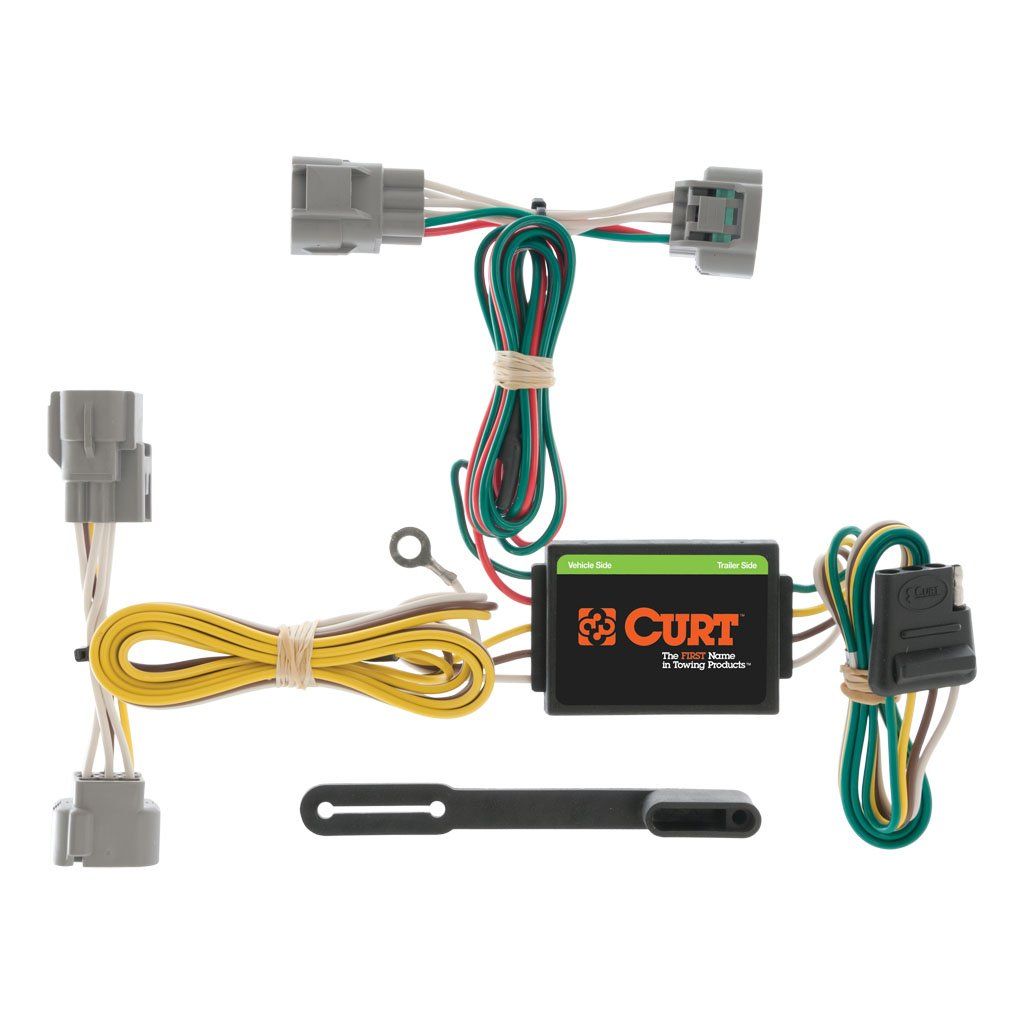 Curt 55513 Custom Wiring Harness, 4way Flat Output, Select Toyota Tacoma, T100, Hilux