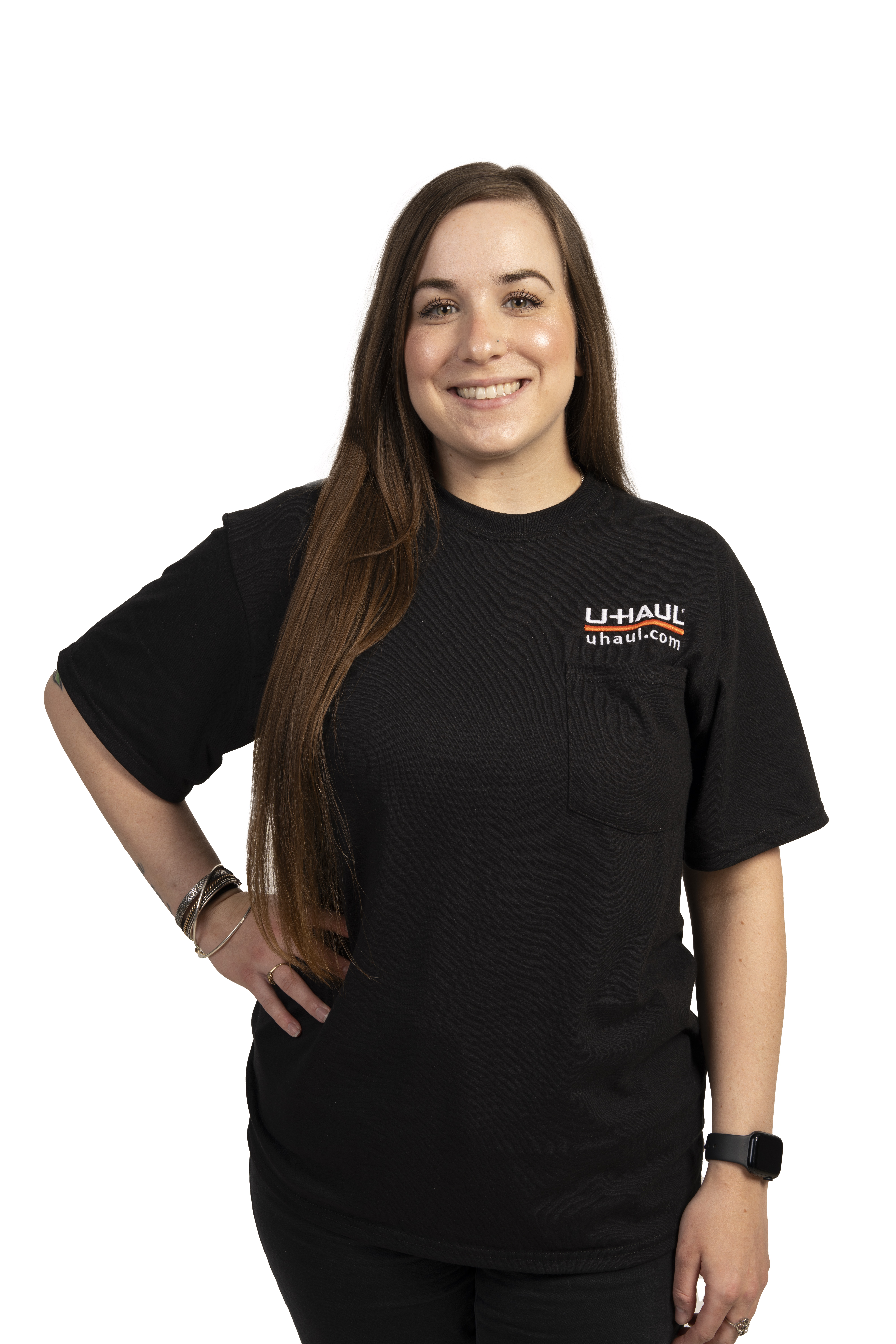 UHaul Embroidered Unisex TShirt Black