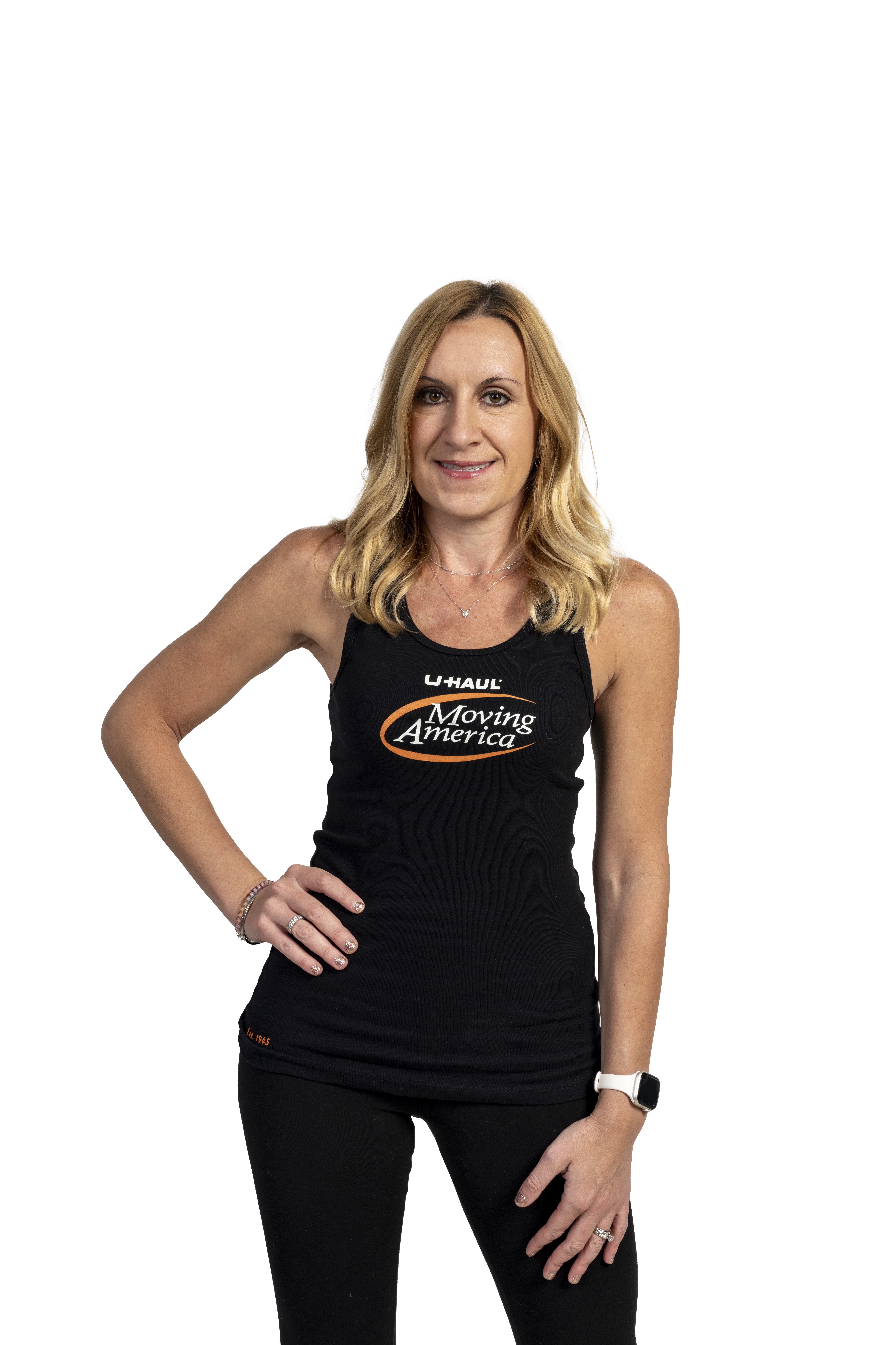 UHaul Womens Black Tank Top