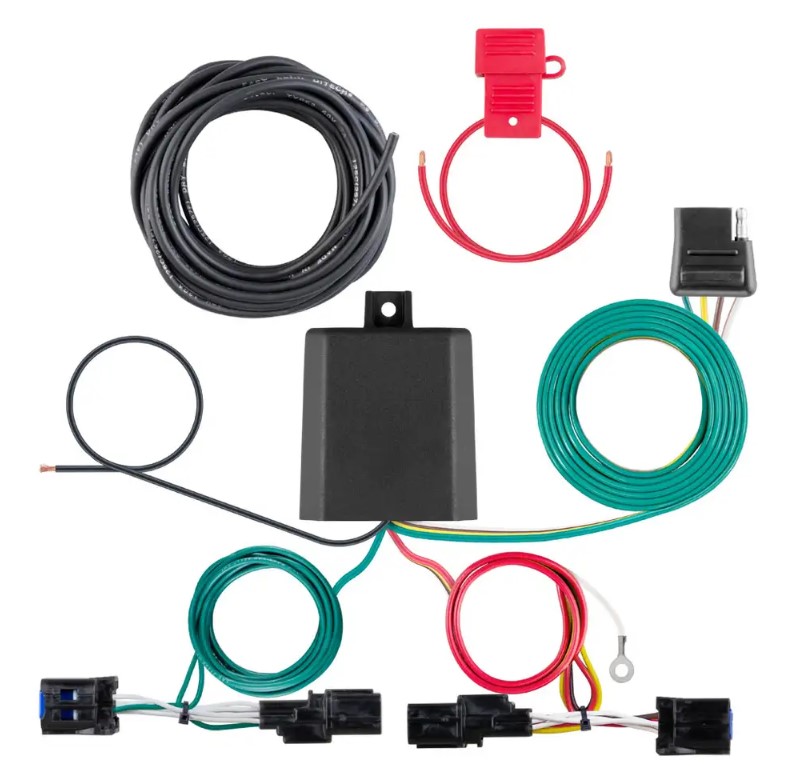 CURT 56474 CUSTOM WIRING HARNESS, 4WAY FLAT OUTPUT, SELECT KIA SORENTO, SPORTAGE