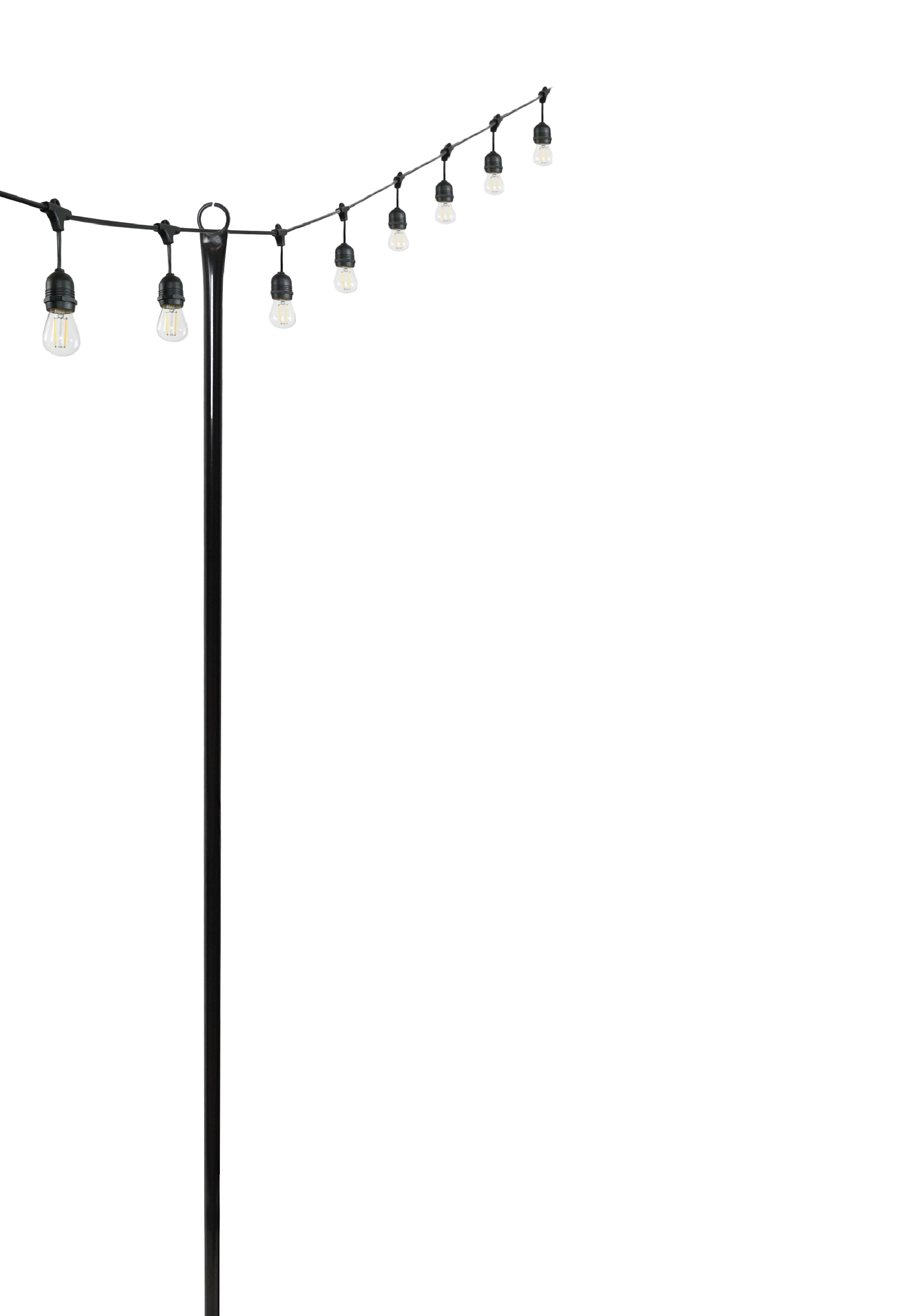 3PC 9FT Canopy Light Pole