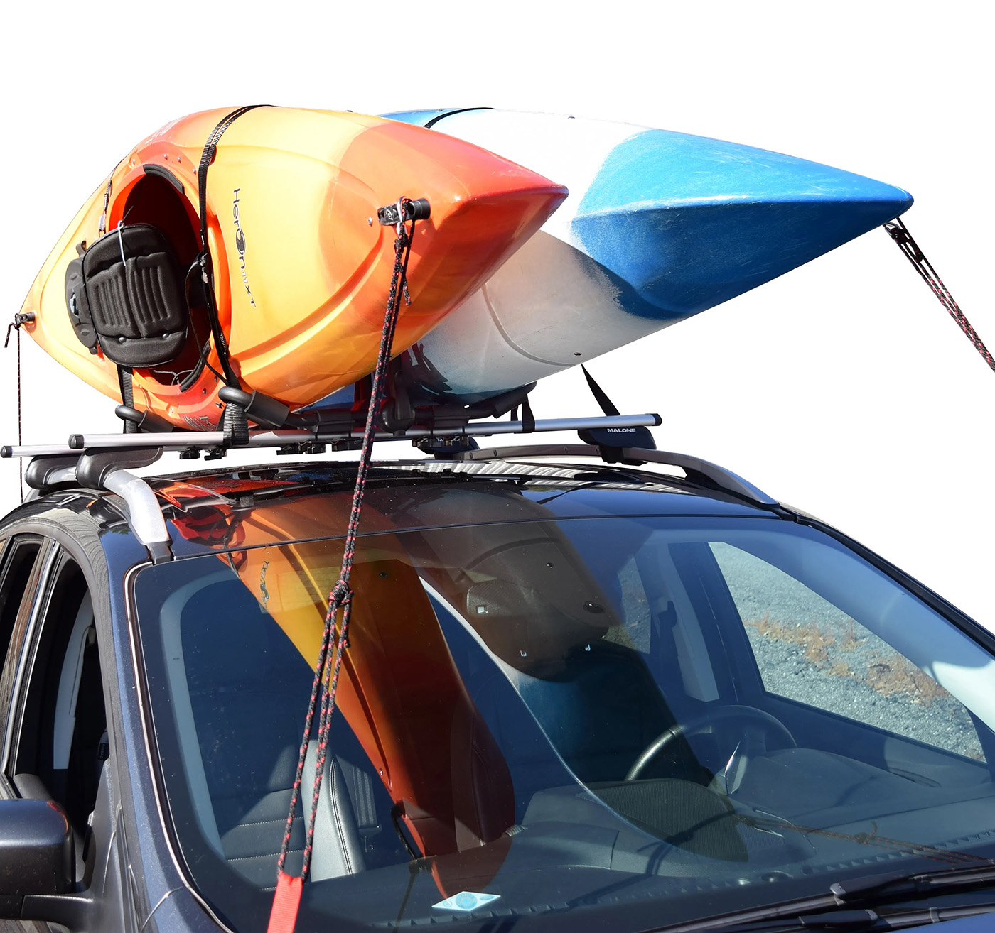 FoldAway5 Multi Rack Folding 1 or 2 Kayak, SUP, Canoe Carrier
