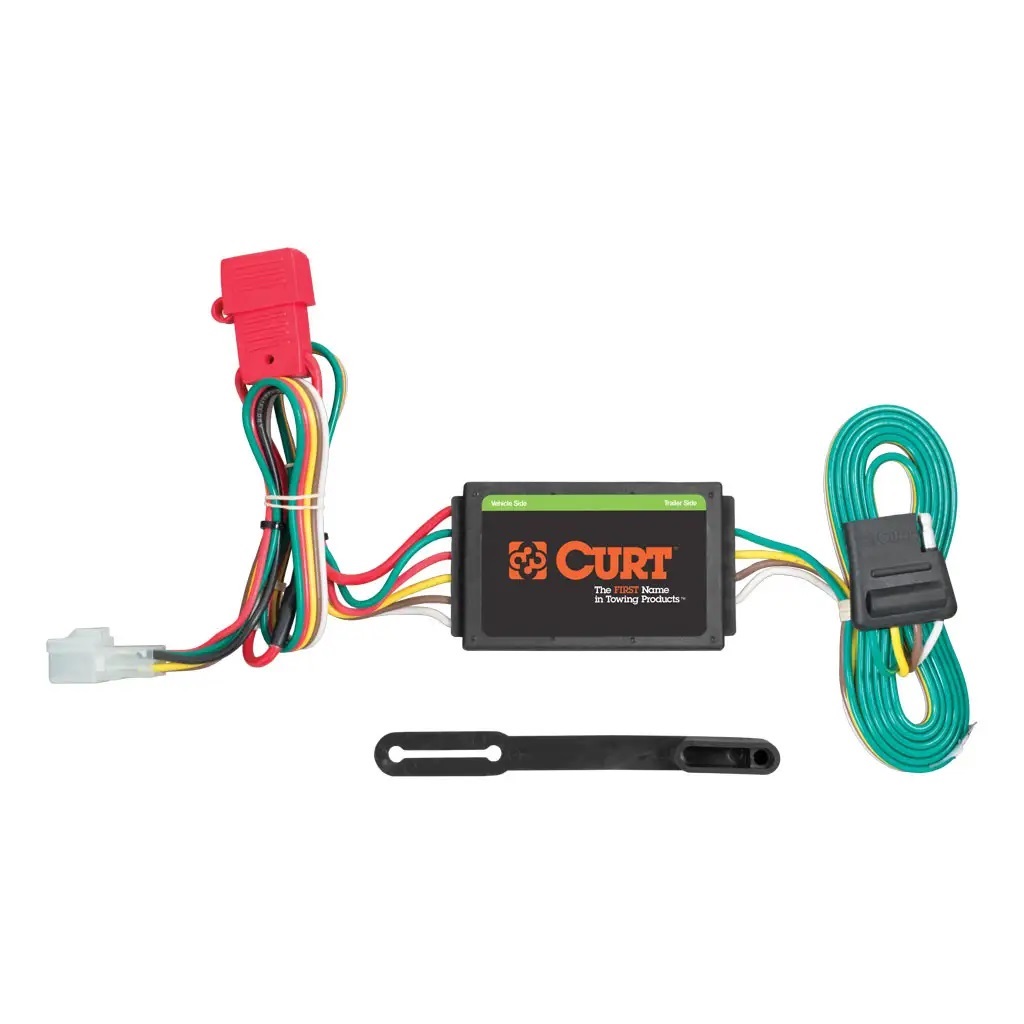 CURT Curt Custom Wiring Harness, 4-Way Flat Output, Select Subaru Impreza - 56061
