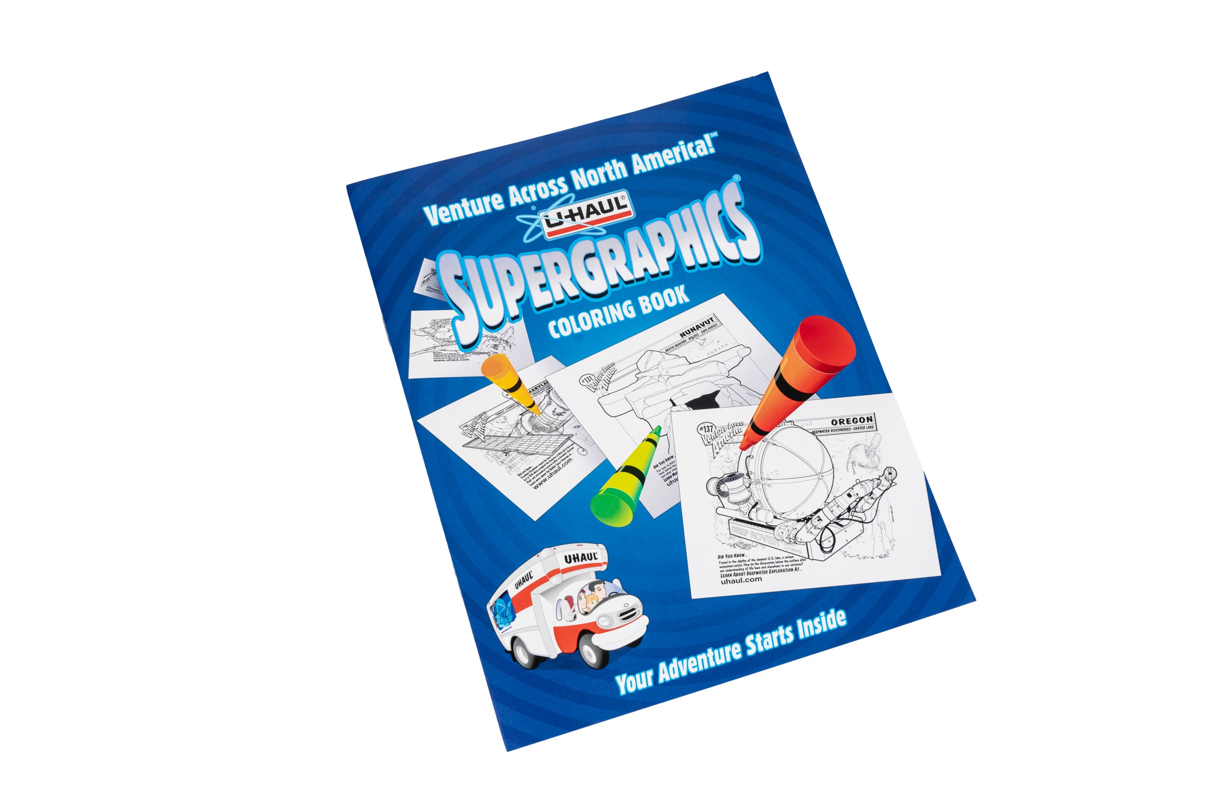 UHaul Supergraphic Coloring Book