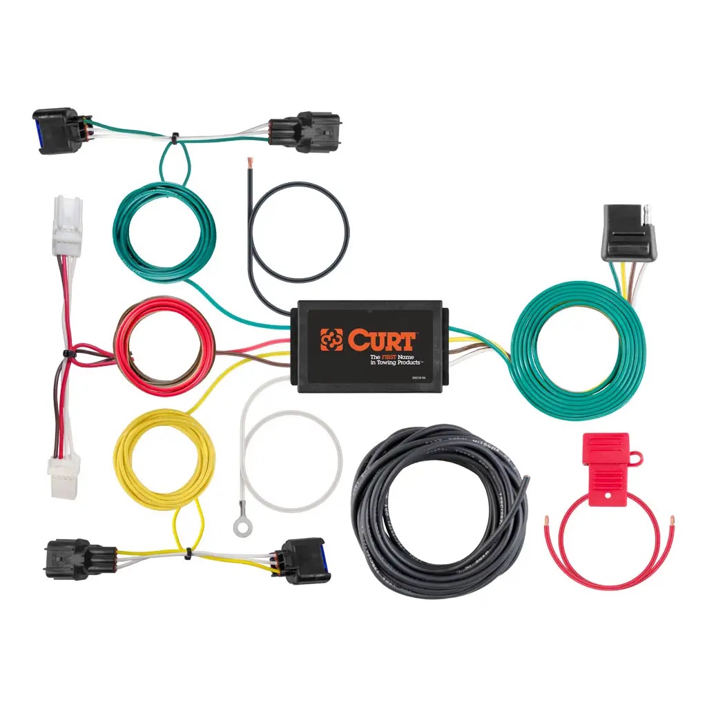 CURT CUSTOM WIRING HARNESS FOR HYUNDAI KONA, 4 WAY FLAT (56409)