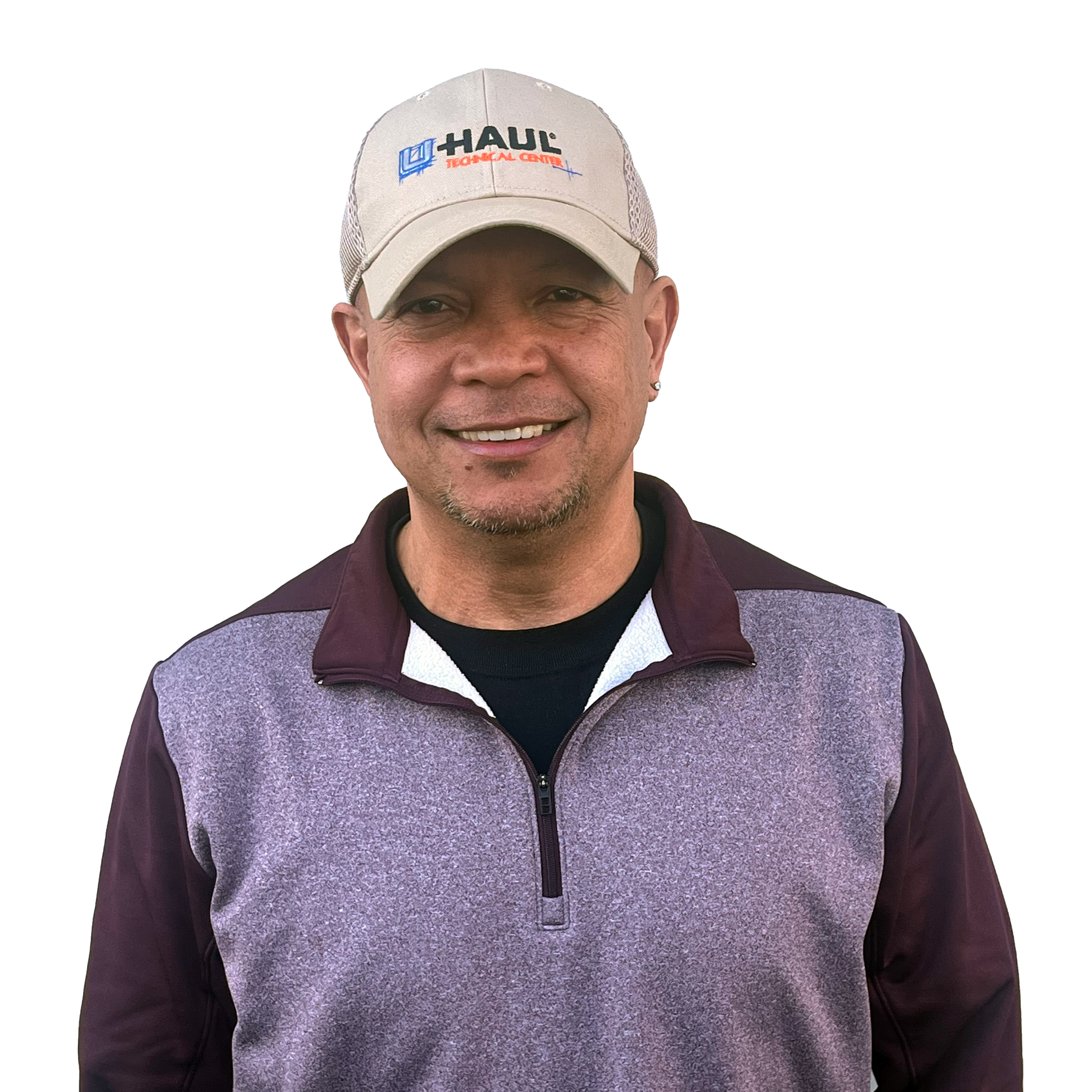 UHaul Technical Center Hat  Mesh Khaki Solid