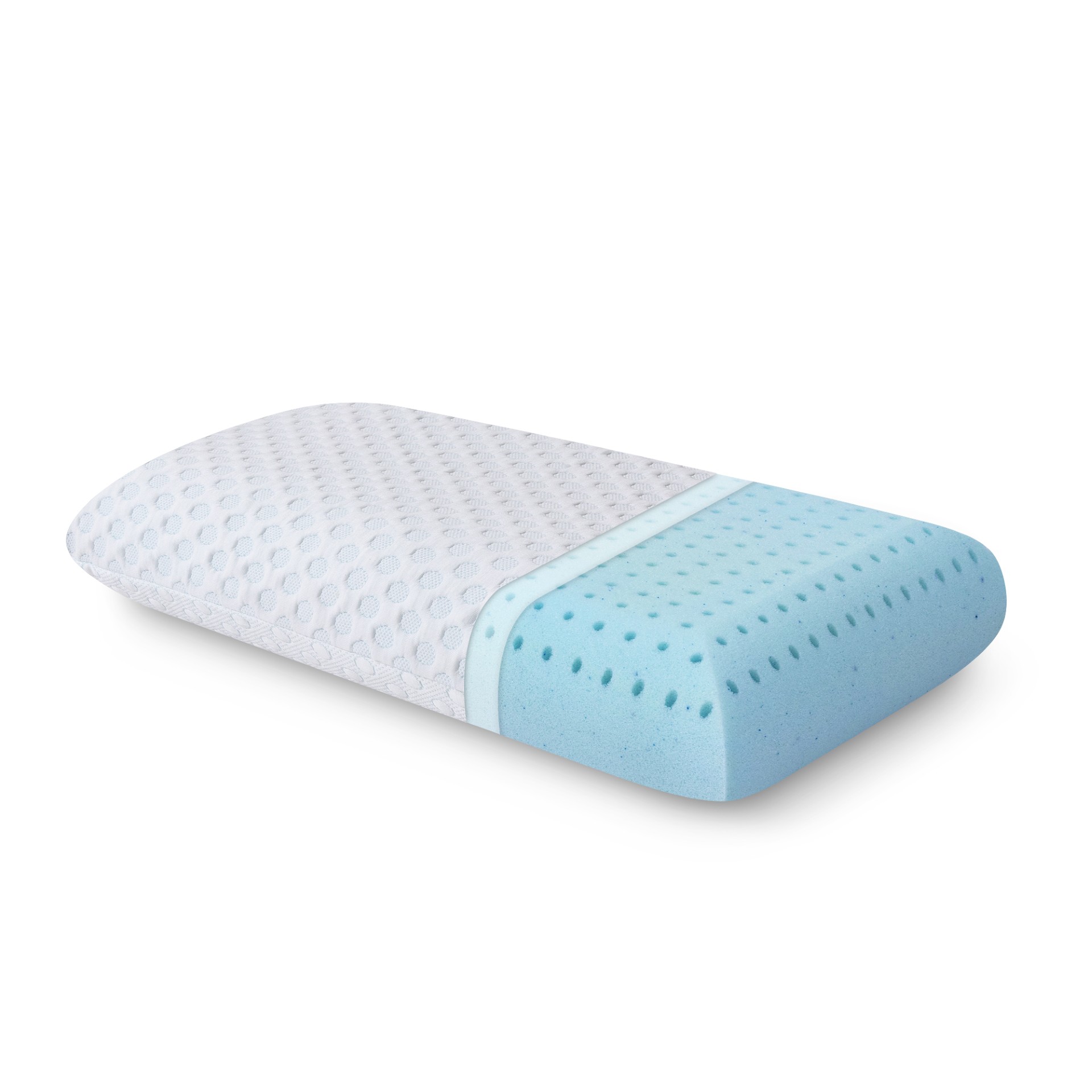 Contour GelInfused Memory Foam Pillow – Enhanced Cooling & Support
