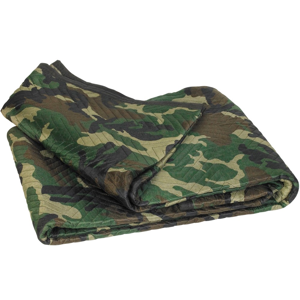 6 Camouflage Moving Blankets  72 x 80" 