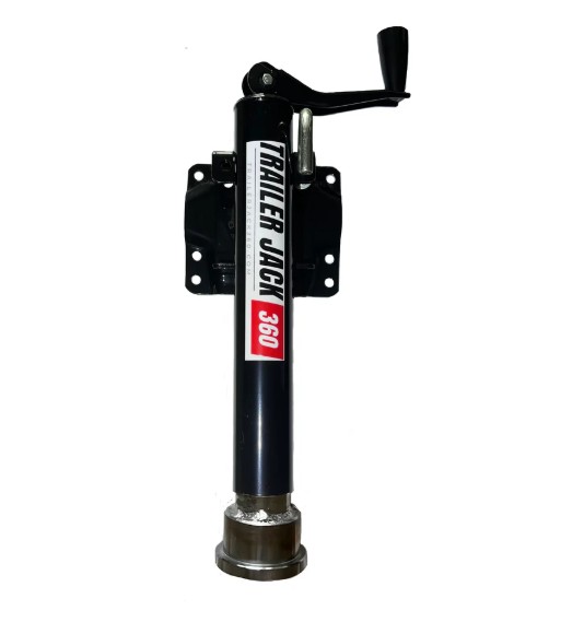 Trailer Jack 360 Lite  Trailer Transfer Jack  1000lb Capacity  Black