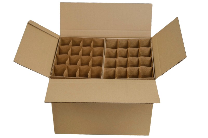 HeavyDuty Moving Box Kit with EasyAssemble Kraft Dividers