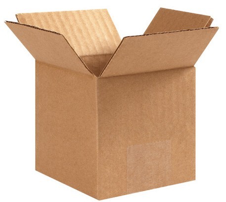 Cajas de cartón corrugado de 4 x 4 x 4 