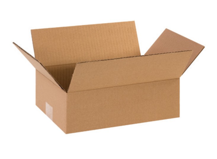 12 x 8 x 4" Flat Corrugated Boxes