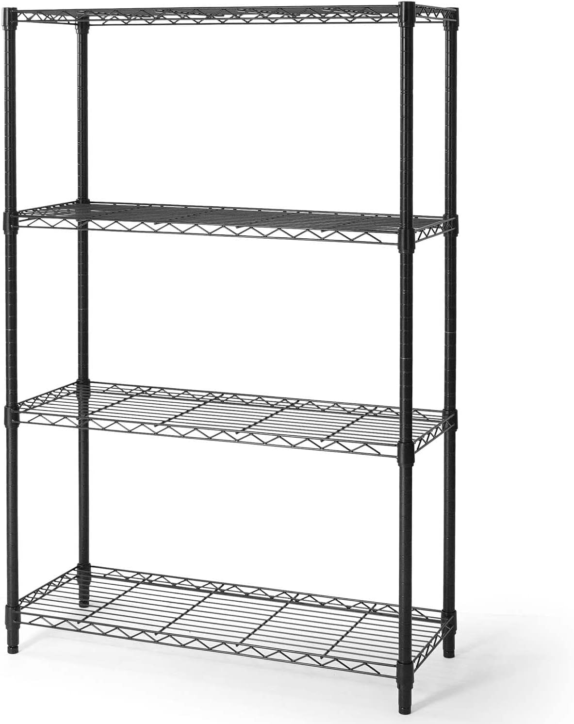 4 Tier Shelving Unit  Black