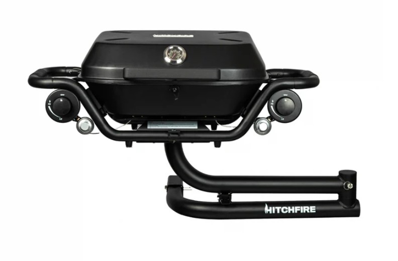 HitchFire HitchMounted Propane Grill with Dual Swing Arm