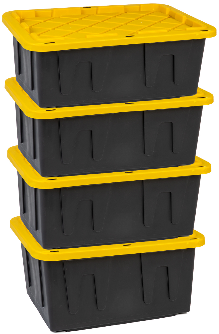 Durabilt® Tough 27 Gallon Storage Containers  Pack of 4 Containers