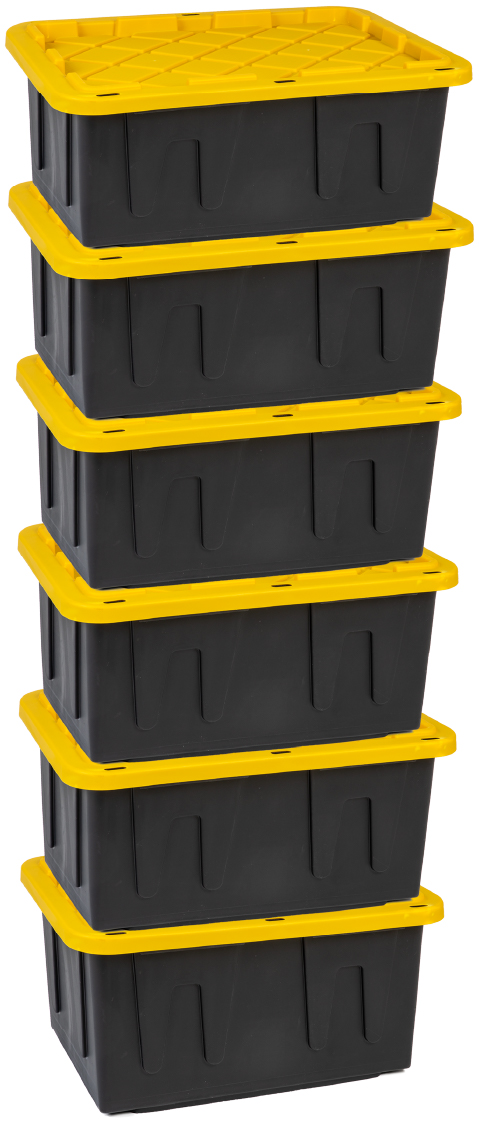 Durabilt® Tough 15 Gallon Storage Containers  Pack of 6