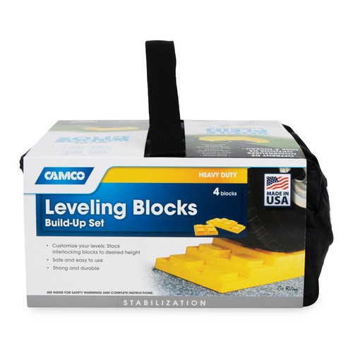 Camco RV Leveling Blocks, 4 pack (Eng/Fr)