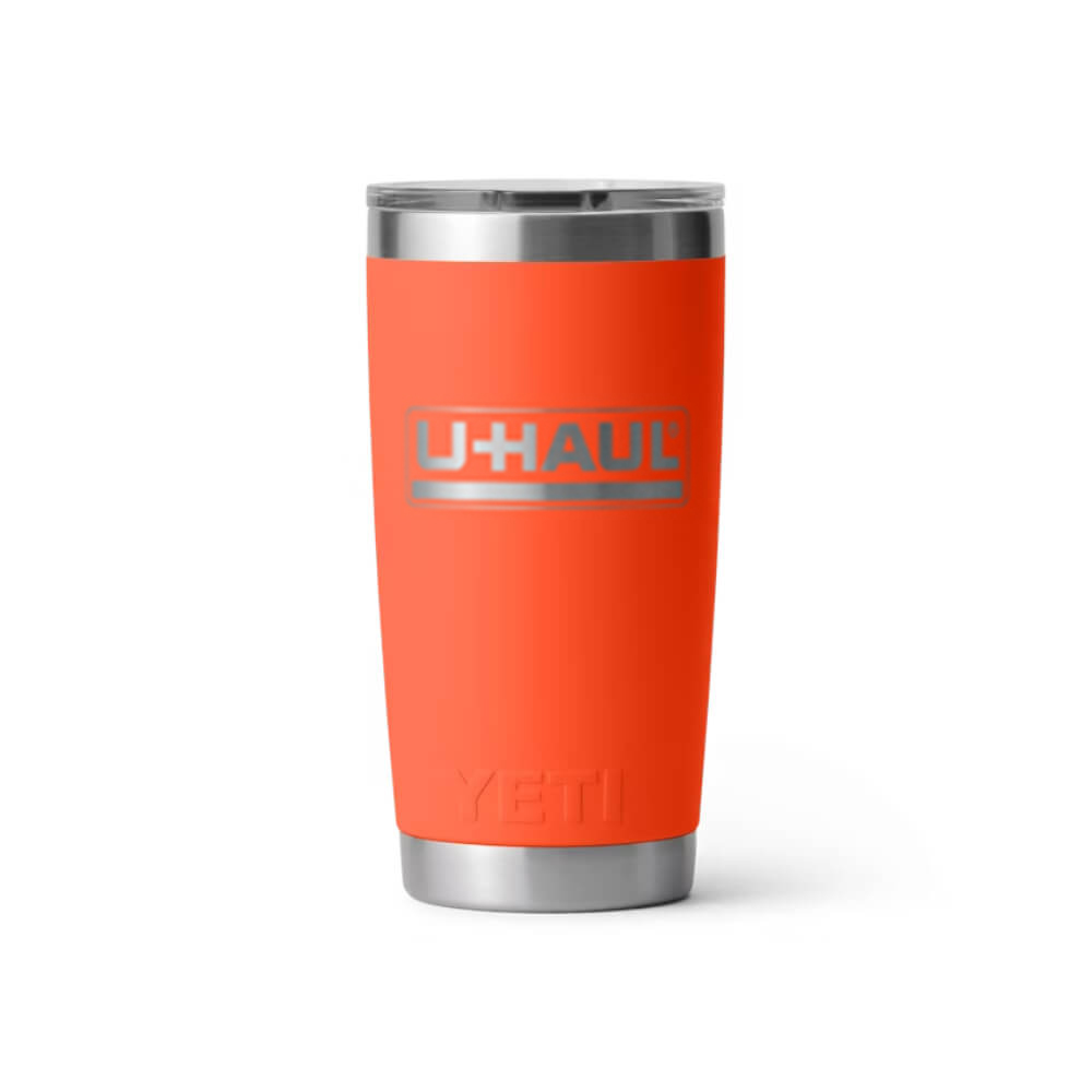 20 oz Yeti Rambler Tumbler Papaya