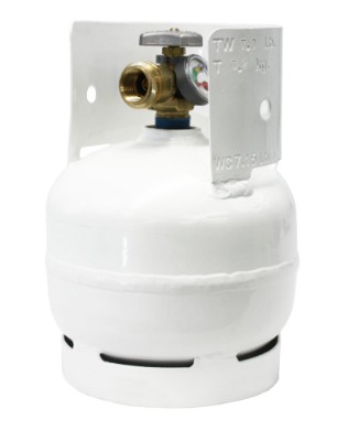 3lb Propane Cylinder with Gauge
