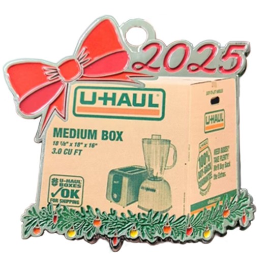 UHaul 2025 Holiday Ornament
