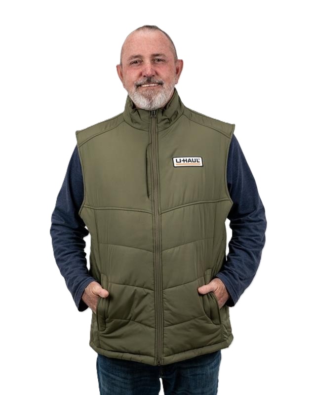 UHaul Puff Vest  Olive