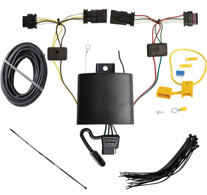 CUSTOM WIRING HARNESS, 4WAY FLAT OUTPUT, SELECT TESLA Y (118875)