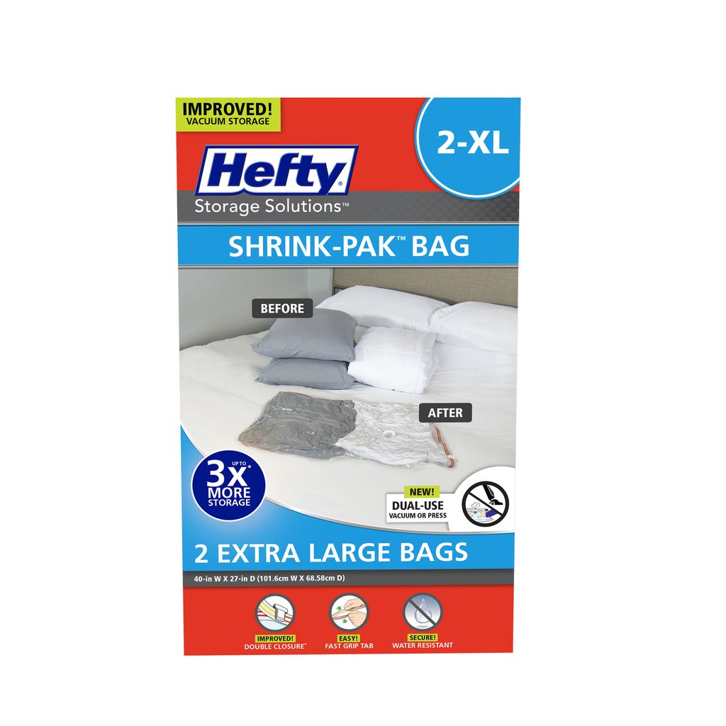 Hefty ShrinkPak Vacuum BagsXLG