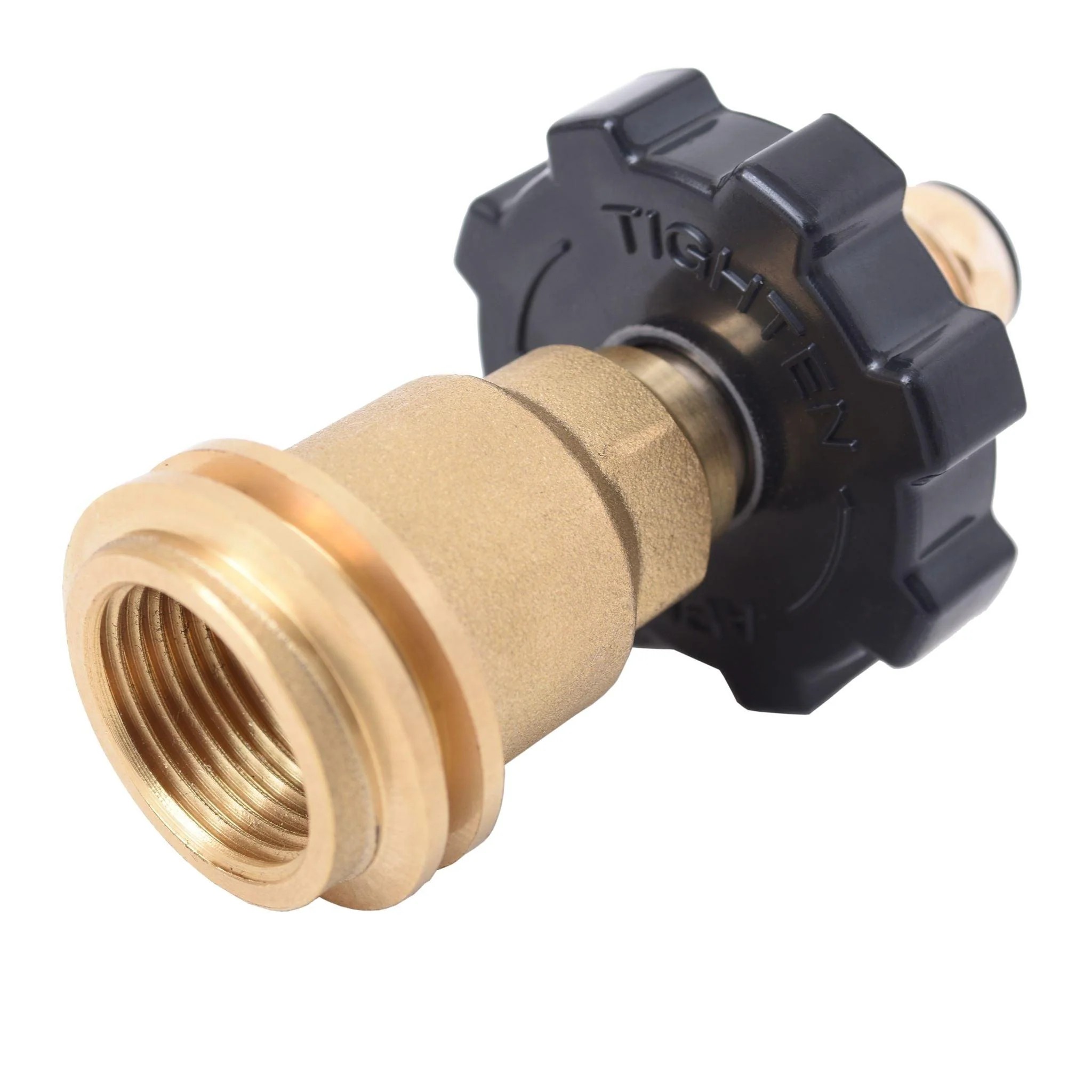 POL to QCC1 Propane Adapter (100lb to 20lb Converter)