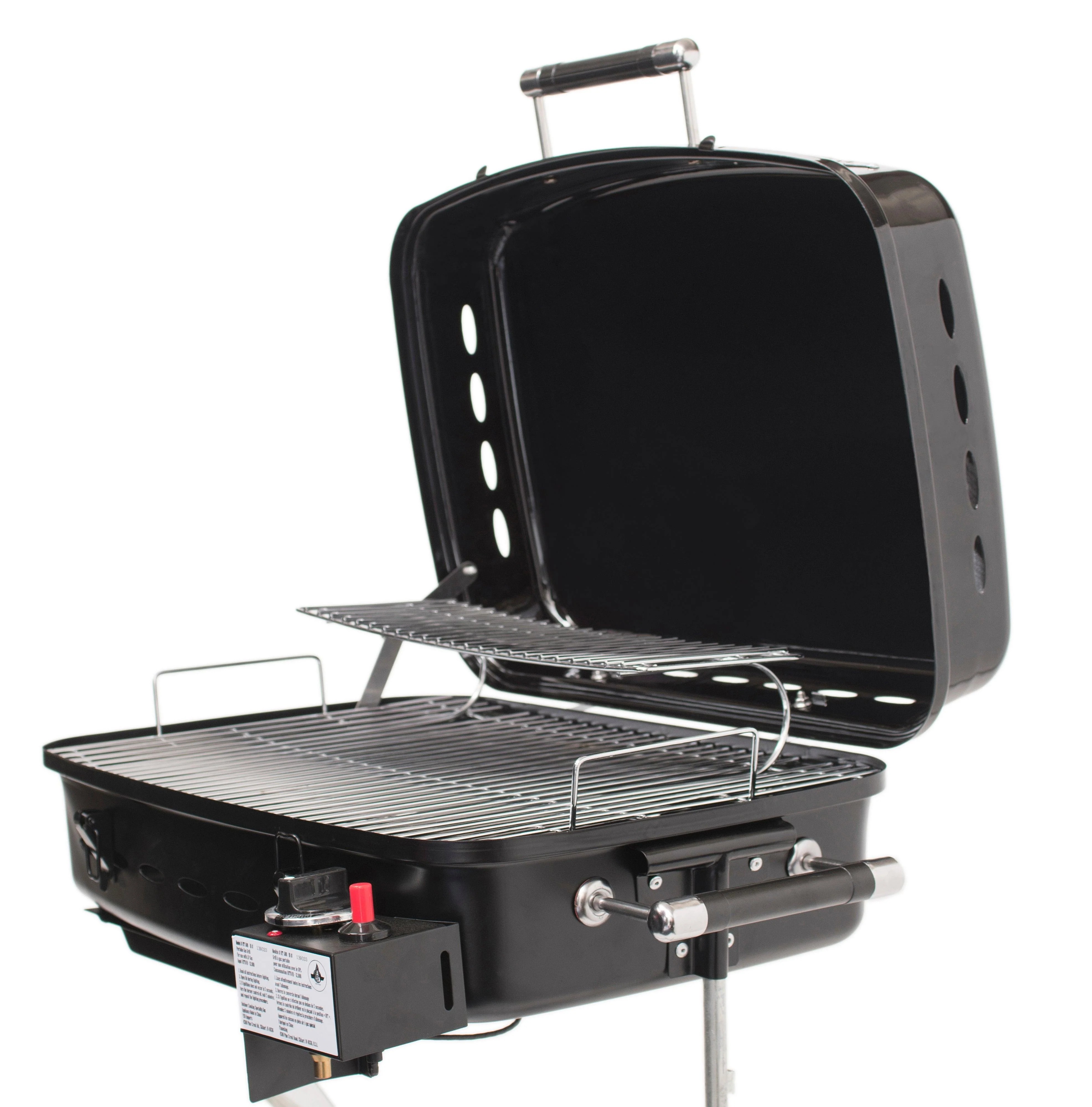 Portable Propane Grill with Mounting Bracket for RV or Trailer
