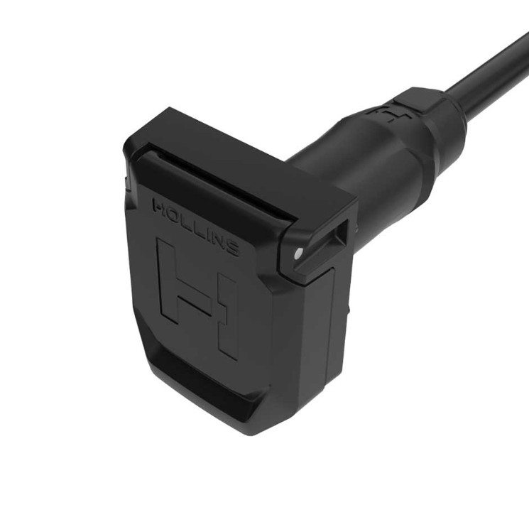 WaterResistant 7Pin Flat Trailer Connector (Vehicle End)