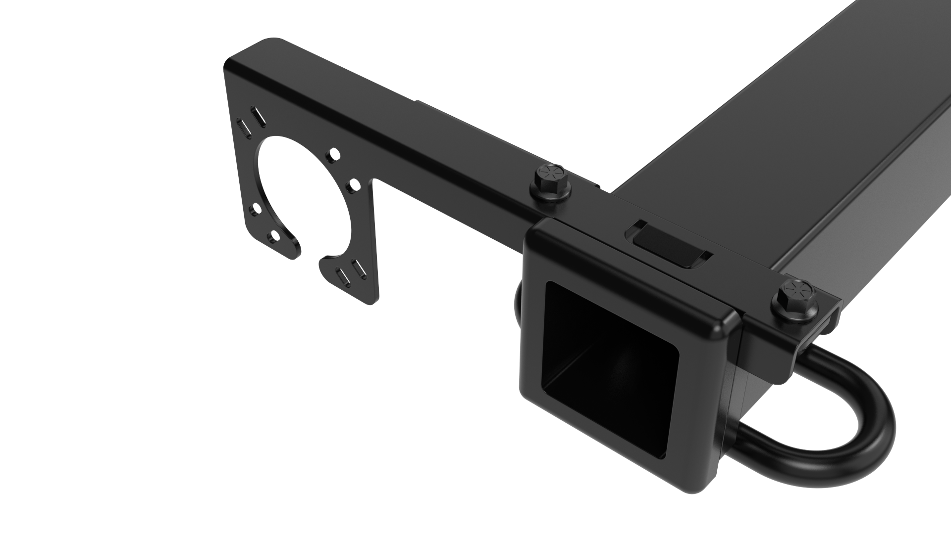 7Pin Round Mounting Bracket for 2” Hitch Receiver