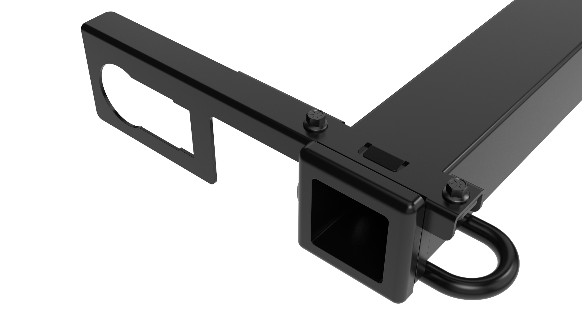 7Pin Round + 4Pin Flat Mounting Bracket for  2” Hitch Receiver