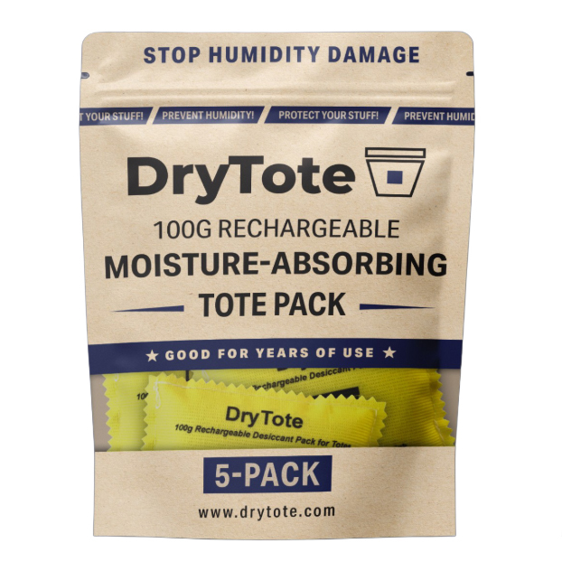DryTote Rechargeable Moisture Absorber Pack of 5 