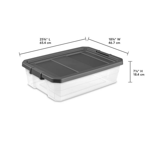 Sterilite 40 Qt Clear Storage Container