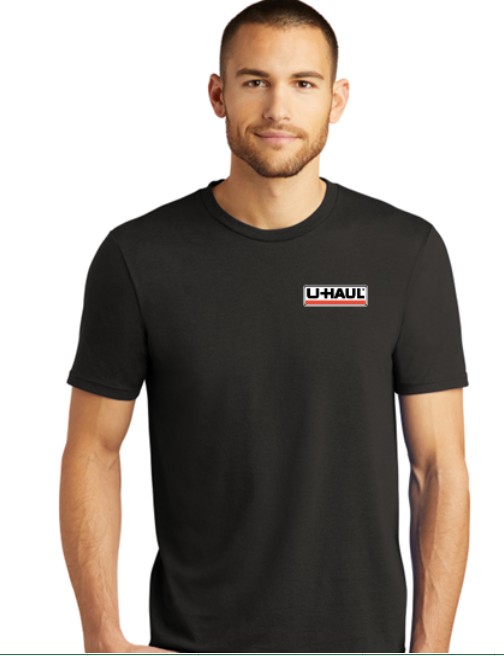 UHaul Unisex Black Crewneck Logo TShirt  SIZE XL