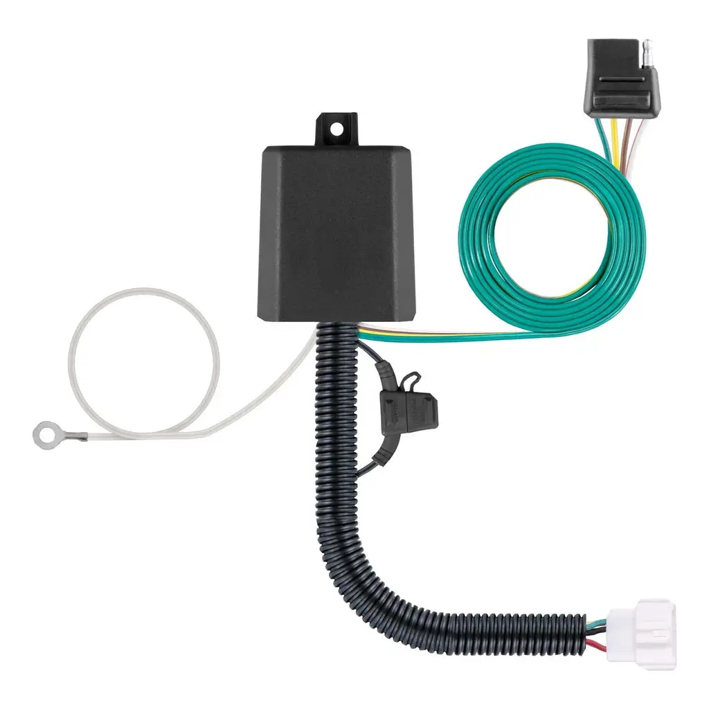 Curt 56580 4Pin Flat Trailer Wiring Harness for Select Subaru Models