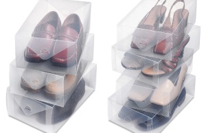 Clear Shoe Boxes
