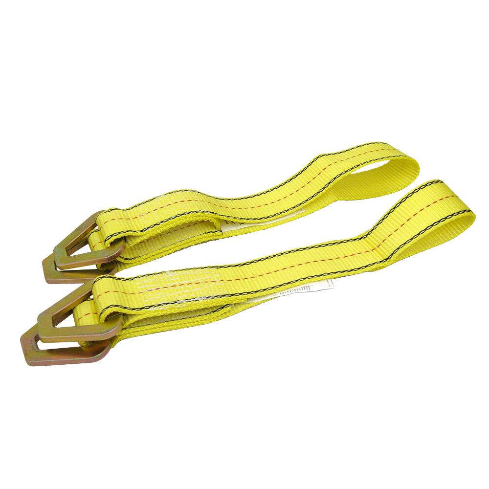 30” X 2” Axle Strap Two D Rings Pair Pack  Alternative TieDown for Auto Transport 