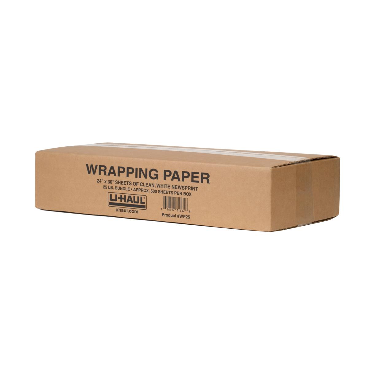 Packing Paper for Moving (500 Sheets)  100% Recyclable Newsprint Paper  24” x 30” Packing Sheets