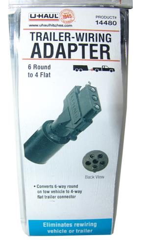 U-Haul: Moving supplies: 6-Way Round Trailer-Wiring Adapter