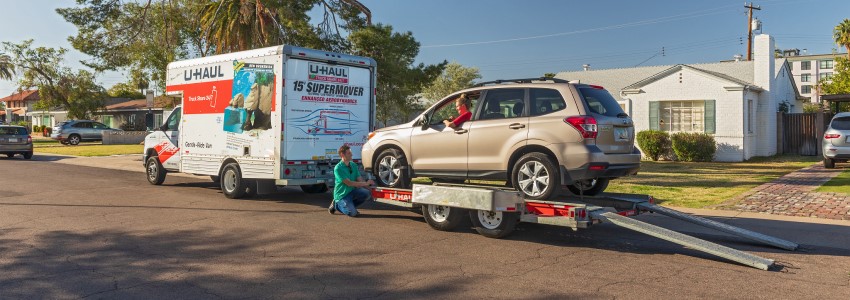 U-Haul Vehicle Trailer