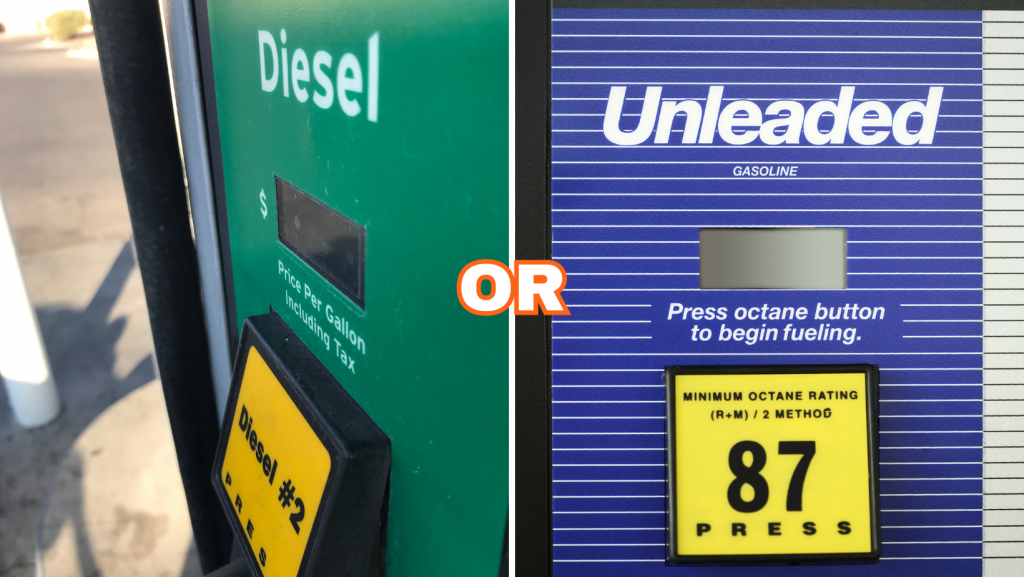 Diesel or Unleaded fuel
