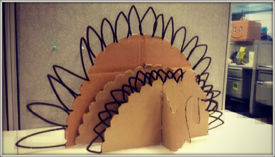 Make a Turkey from Moving Boxes