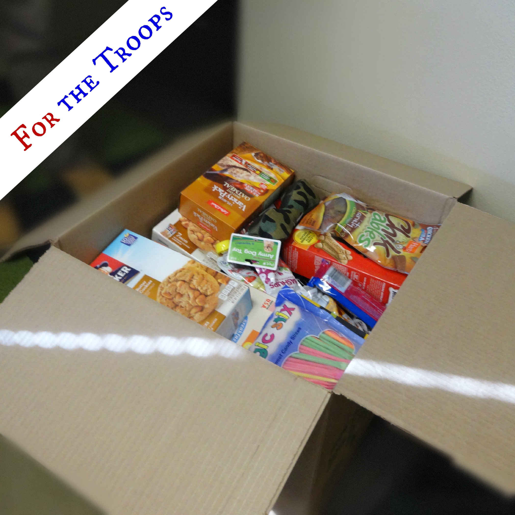 Sending a Care Package to the Troops