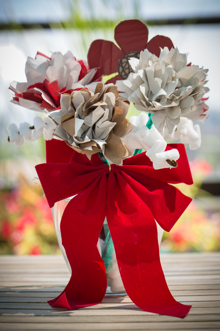 Mother’s Day Flowers using Moving Supplies