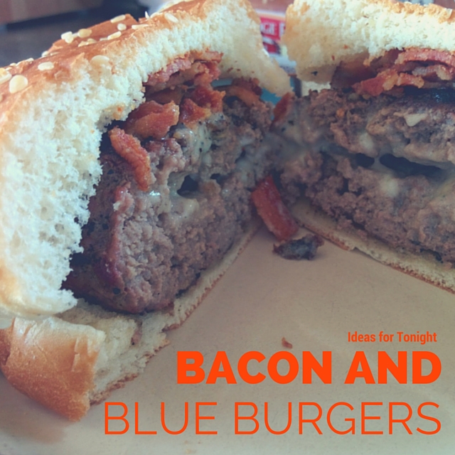 Bacon and Blue Cheese Burgers