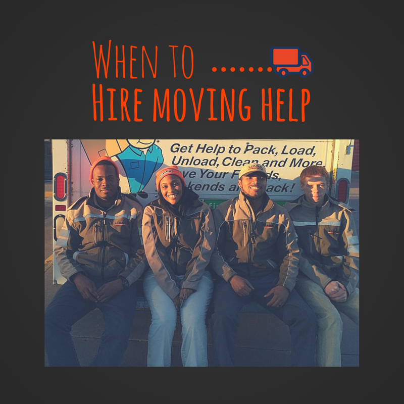 When to Hire Moving Help Providers