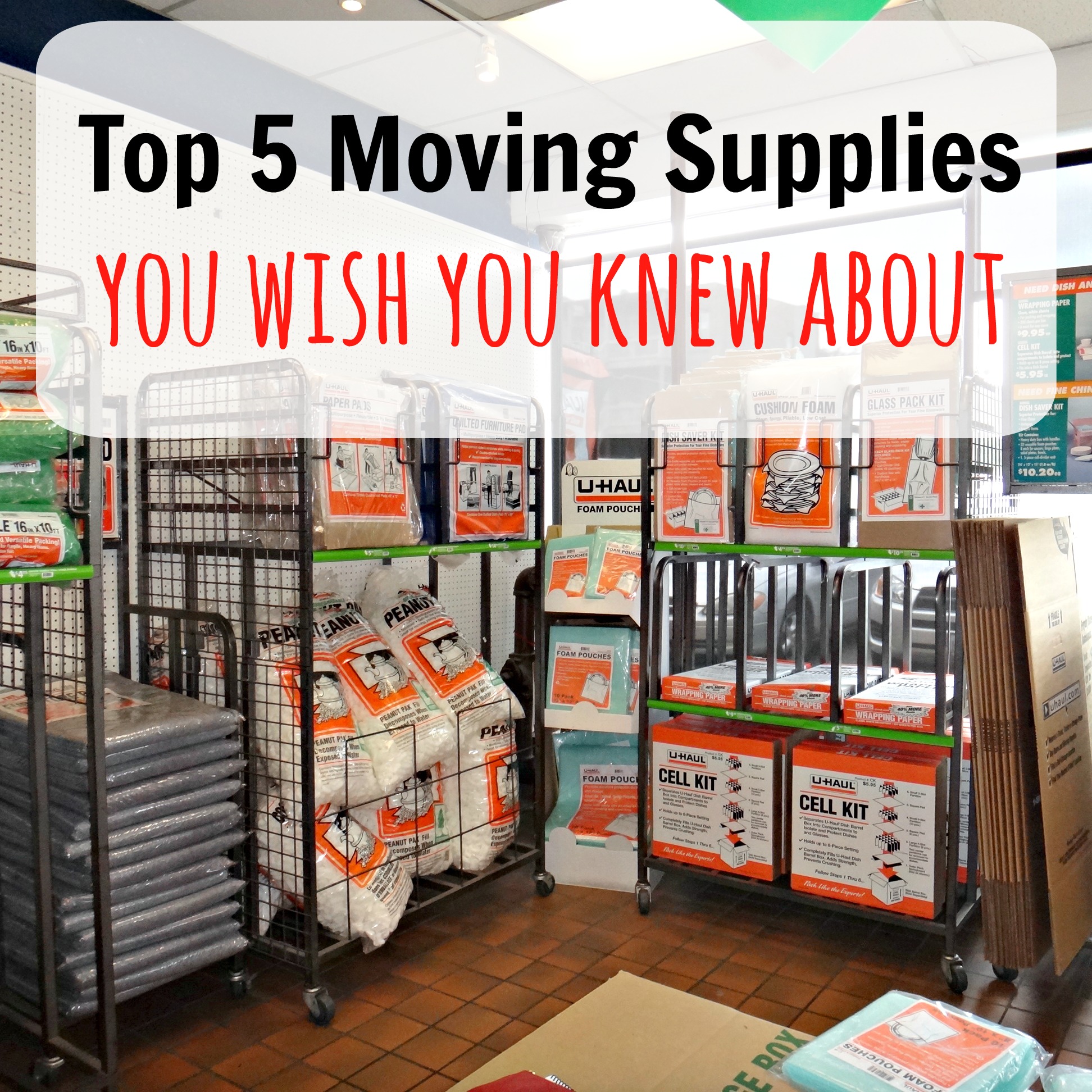 Top 5 Moving Supplies You Wish You Knew About