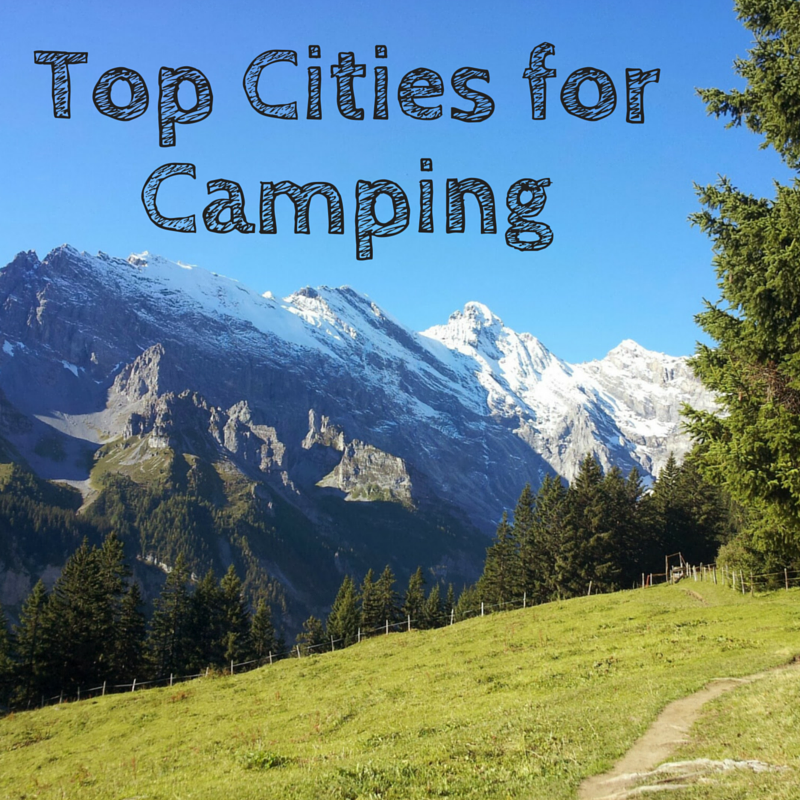 Top Cities for Camping