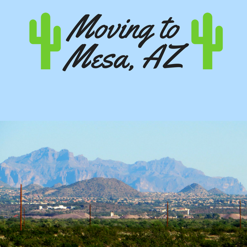 Moving to Mesa, AZ